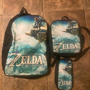 Zelda Tears of the Kingdom Backpack Set